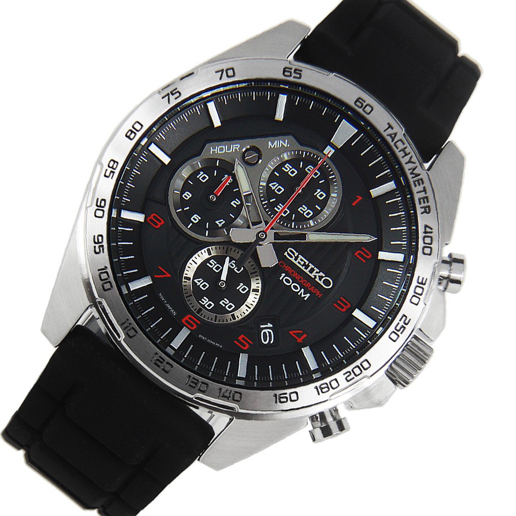 Seiko Motosportz Chronograph Quartz SSB325P1 Men's Watch | Shopee Malaysia