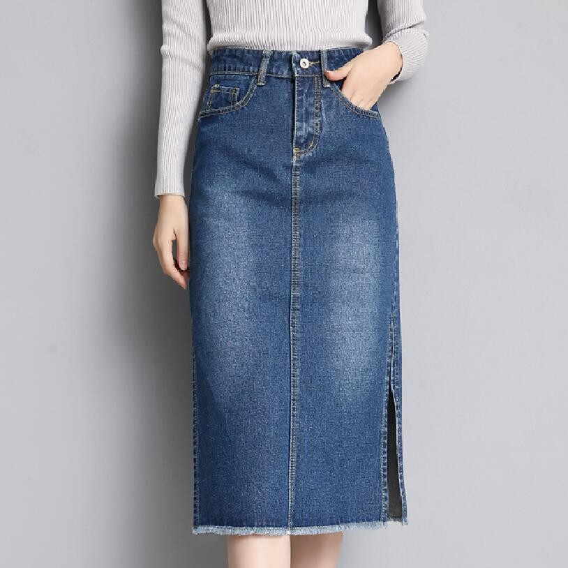 types of denim skirts