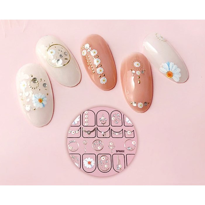 2D Paste on Nail Accessories Jewel Nail Stickers for Nails DIY