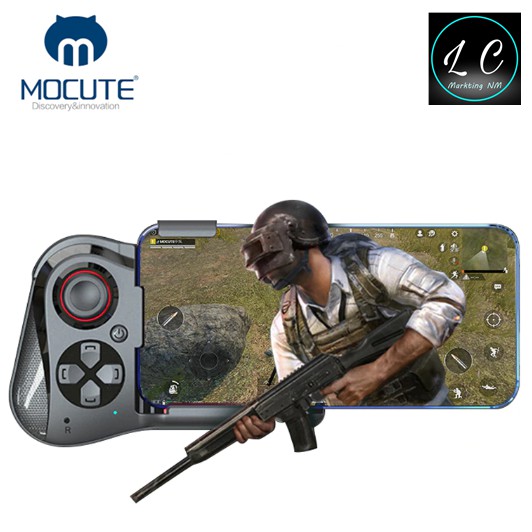 Mocute 059 One-handed Wireless Bluetooth Gamepad Joystick for Android IOS Phone PUBG Game Pad Rechargeable Game Handle