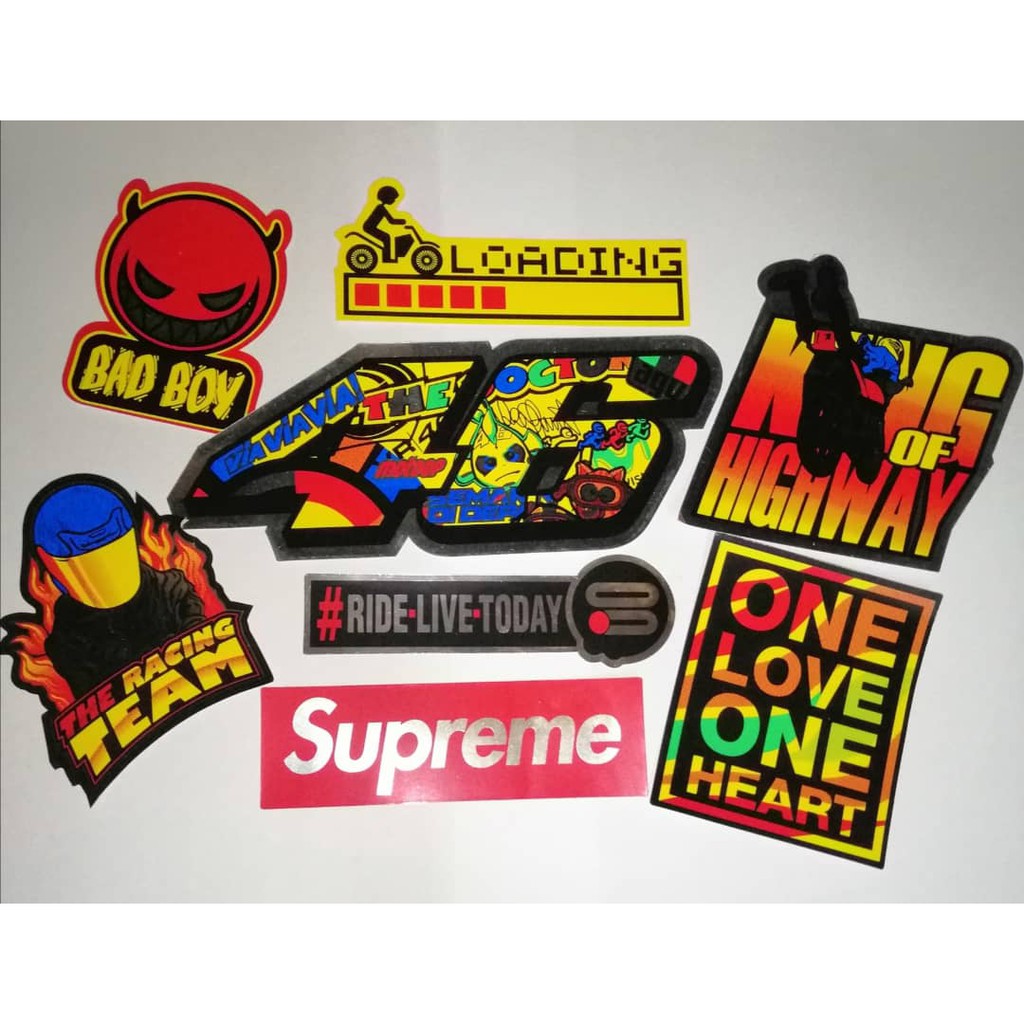  STIKER  MOTOR HELMET NOTEBOOK HANDPHONE  Shopee  Malaysia