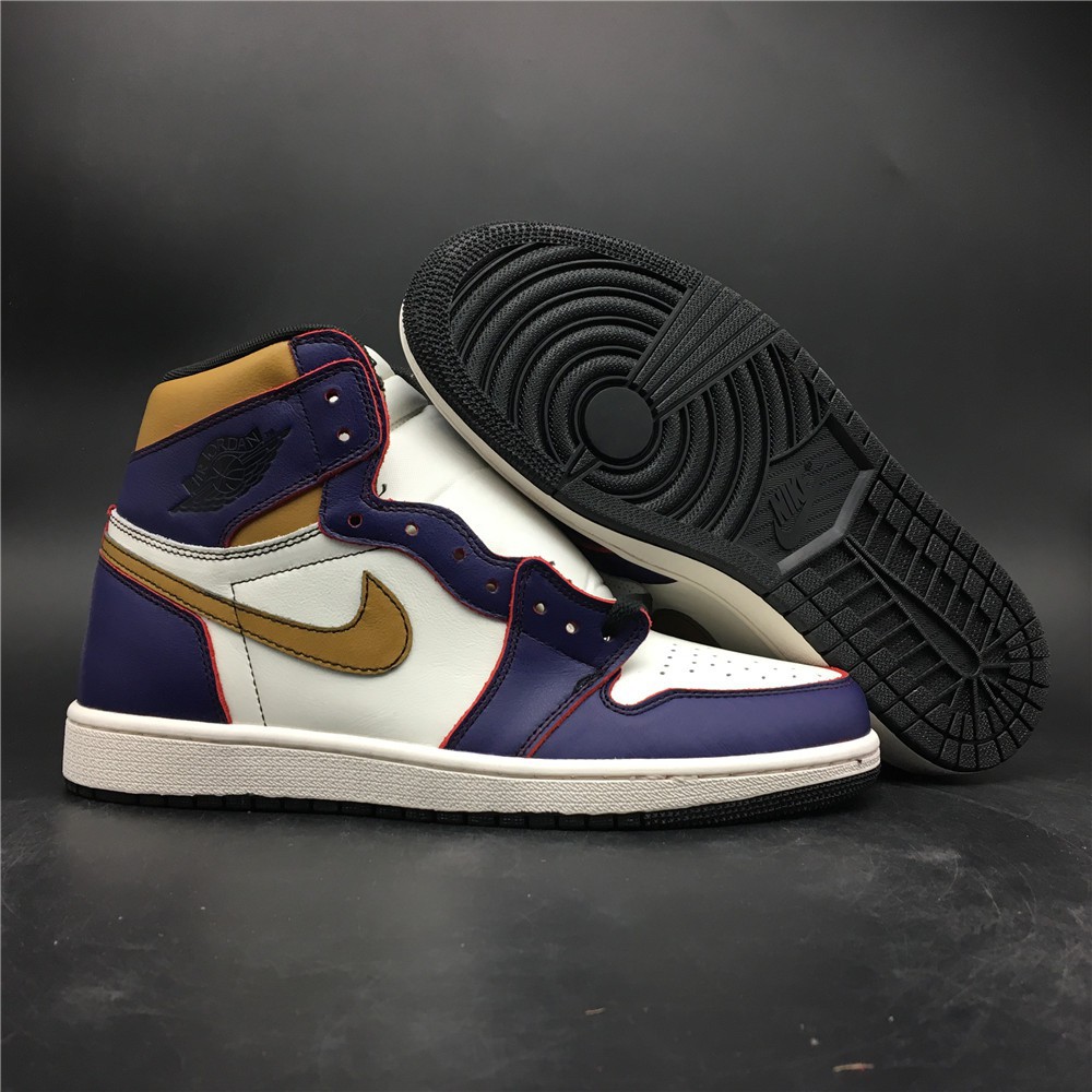 purple and gold jordan 1