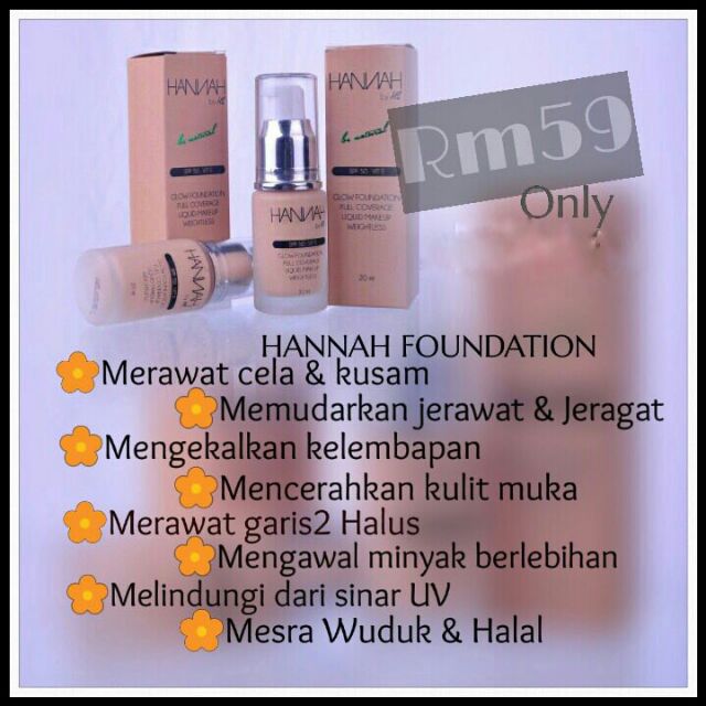 Hannah Foundation Shopee Malaysia