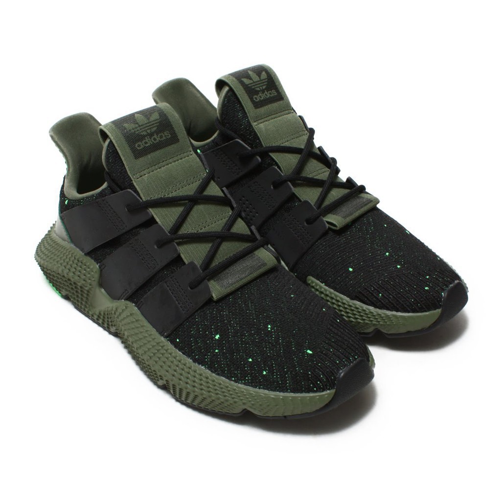 Original] Adidas Originals Prophere Black Green Olive Green B37467 Hedgekey  shoes | Shopee Malaysia