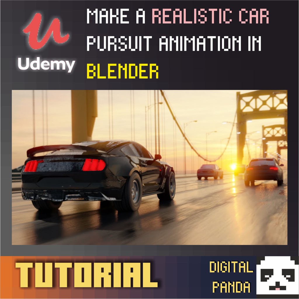 [FULL TUTORIAL] MAKE A REALISTIC CAR PURSUIT ANIMATION IN BLENDER