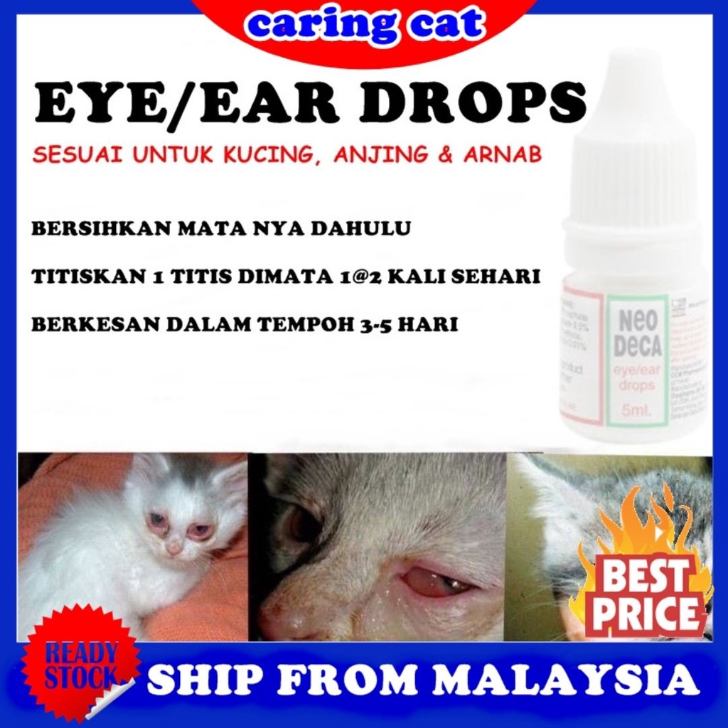 Ubat Sakit Mata Kucing / Anjing 5ml  Shopee Malaysia