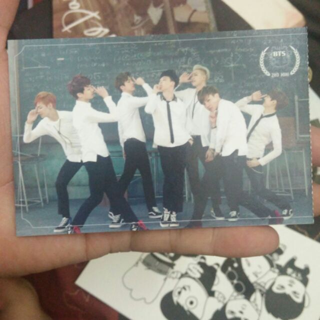 Bts Group Photo Card Playcard Skool Luv Affair Era Original Shopee Malaysia