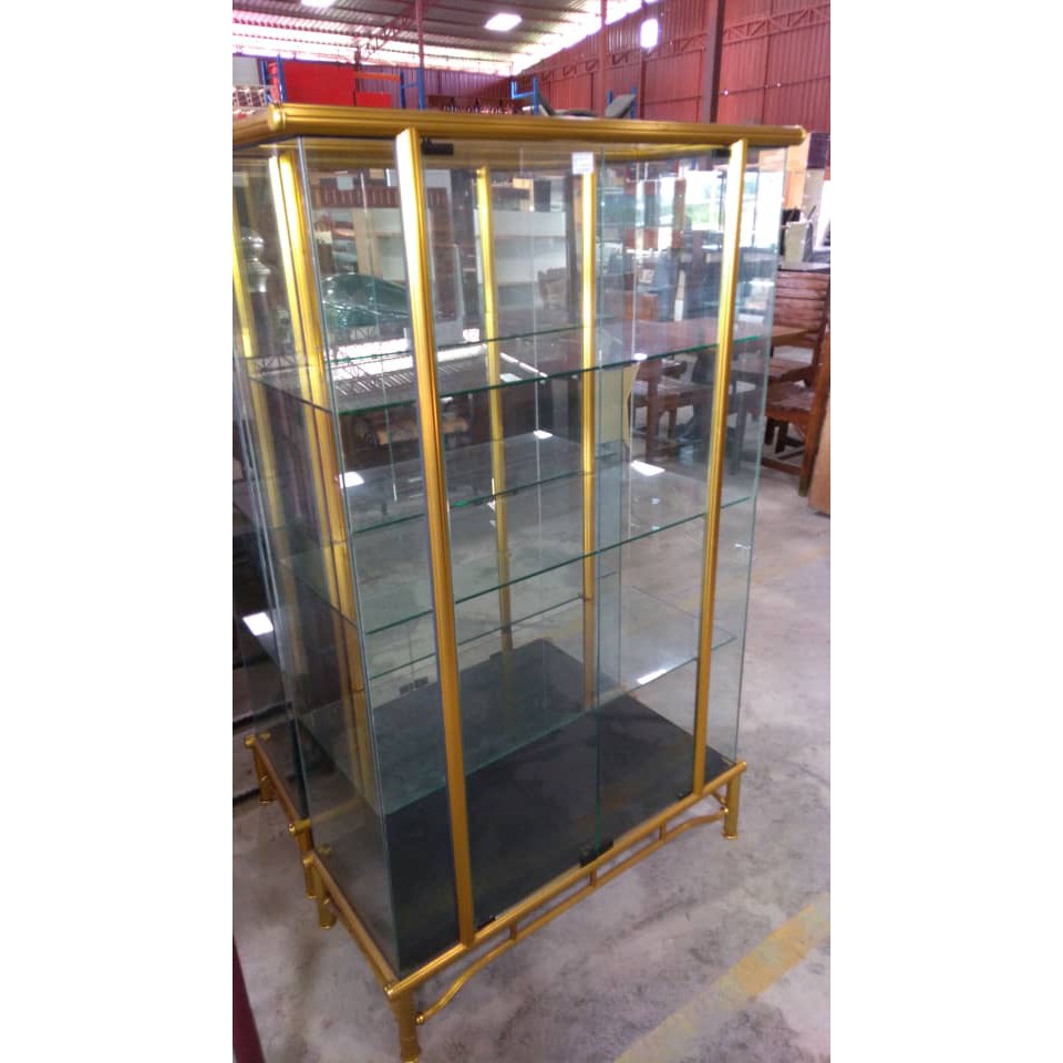 Ready stock, Display Cabinet Glass Secondhand, Barang Terpakai 