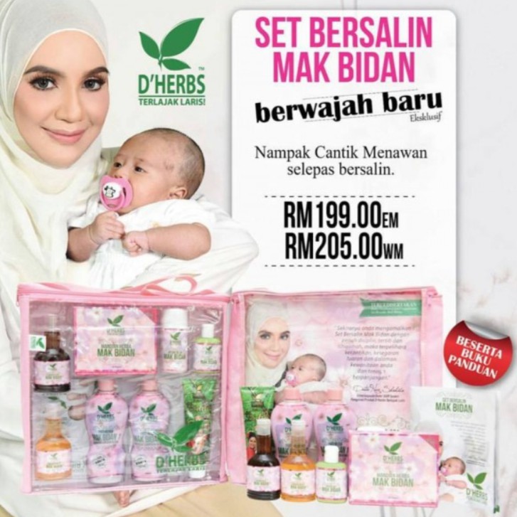 Dherbs Set Bersalin Mak Bidan Shopee Malaysia