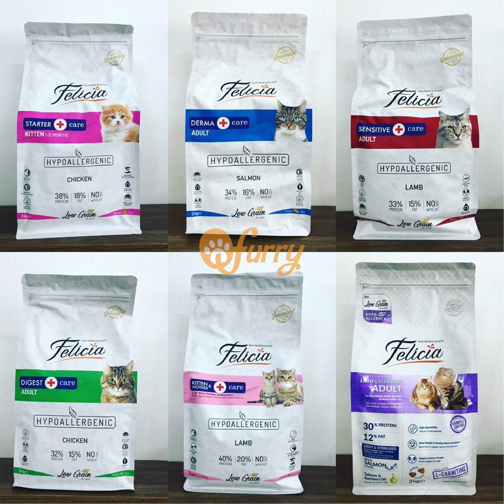 Felicia Cat Food 2kg / Repack 1kg Shopee Malaysia