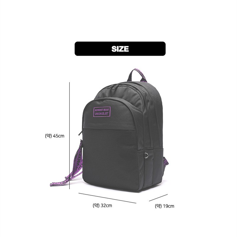 almost blue x union objet ultra violet backpack