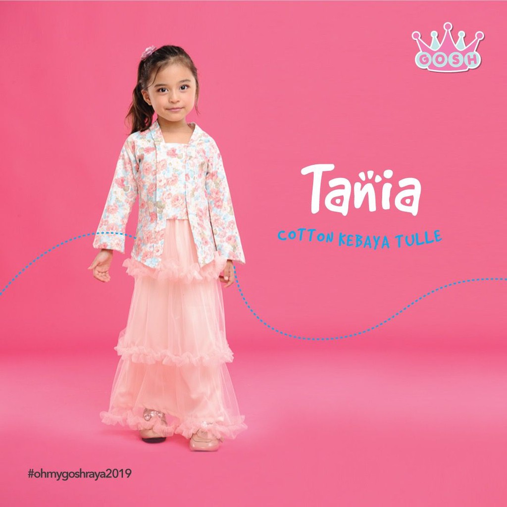  Baju  Kebaya  Budak  Raya 2021 Gosh Kids Design Tania Kebaya  