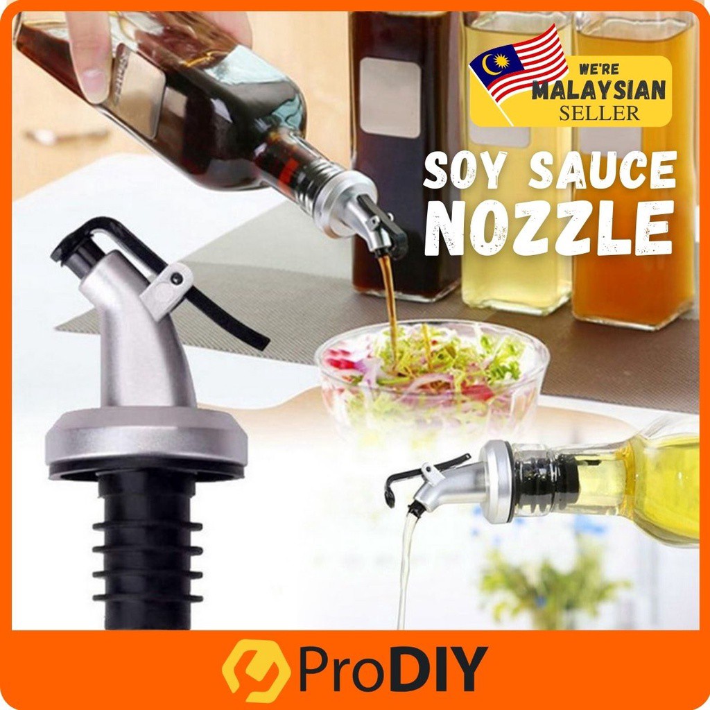 Oil Bottle Stopper Lock Plug Seal Leak Pour Spouts Dispenser Nozzle for Olive Oil Wine Vinegar Soy Sauce Kitchen Tool