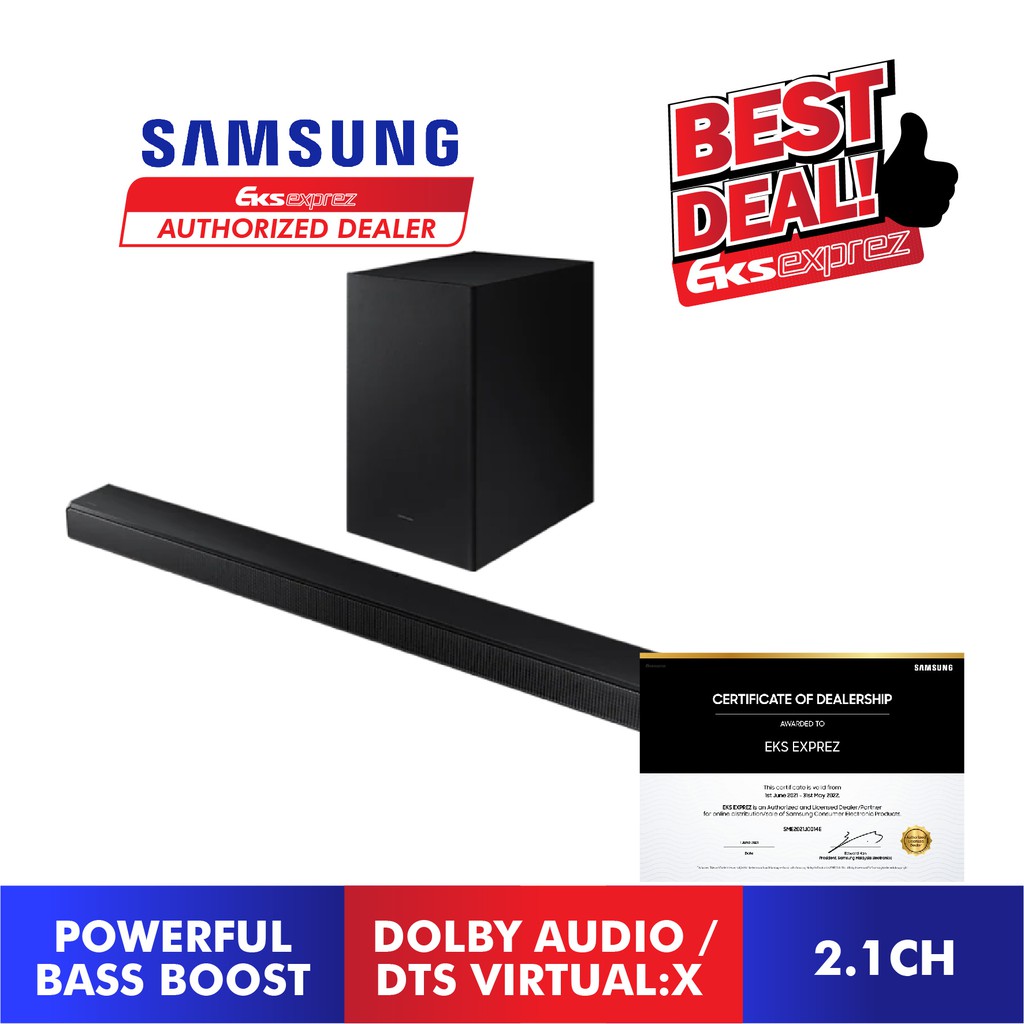 Samsung HWA550 2.1ch Soundbar with Dolby Audio / DTS VirtualX HW