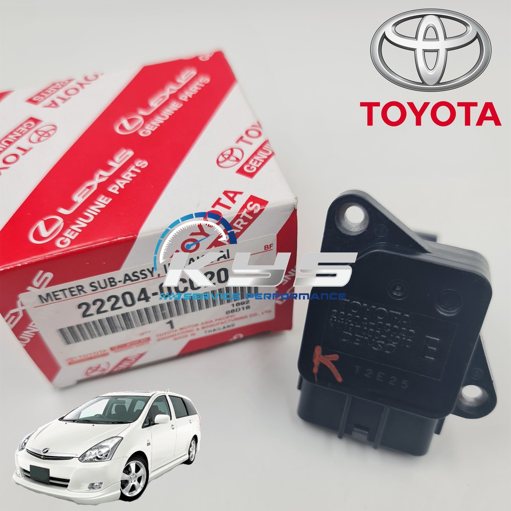 INTAKE AIR FLOW SENSOR "E" TOYOTA VIOS NCP42 NCP93,INNOVA TGN40,WISH ANE10,FORTUNER TGN51 05