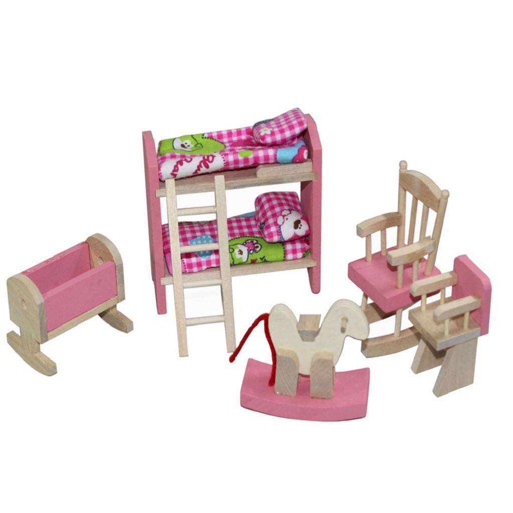 Diy Miniature Dollhouse Furniture Wooden Dollhouse Furniture Kids