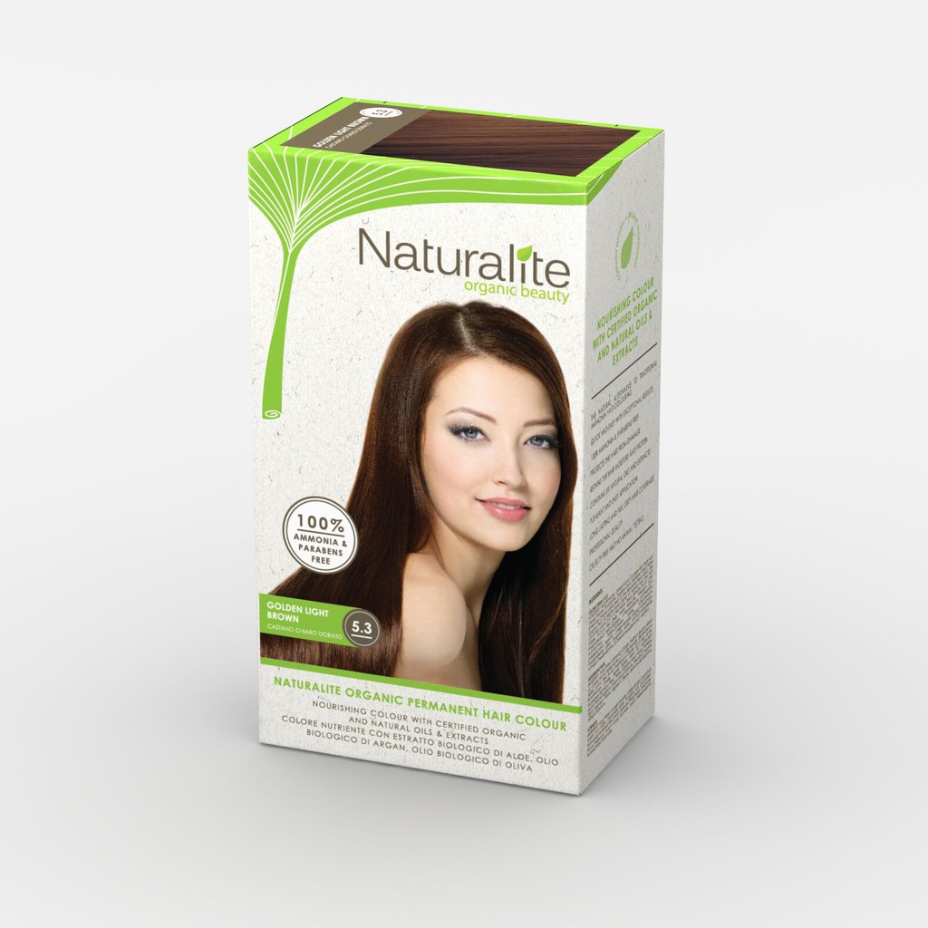 Naturalite Organic Beauty Permanent Hair Colour Hair Dye 5 3