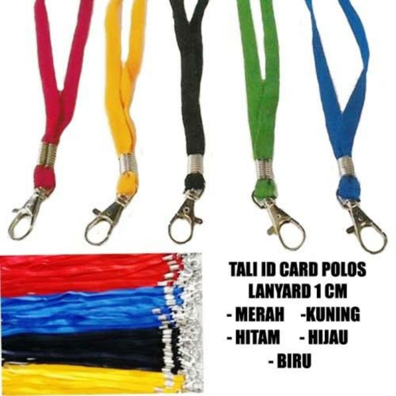 Id Card Strap / Badge Strap ID Card 1 pack Contents 100 pcs | Shopee ...