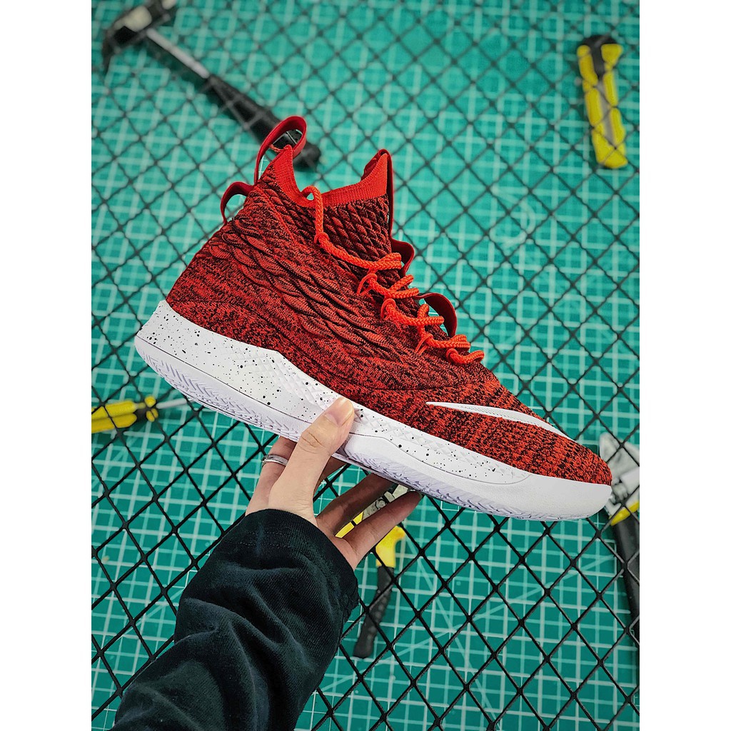 lebron 15 shoes red