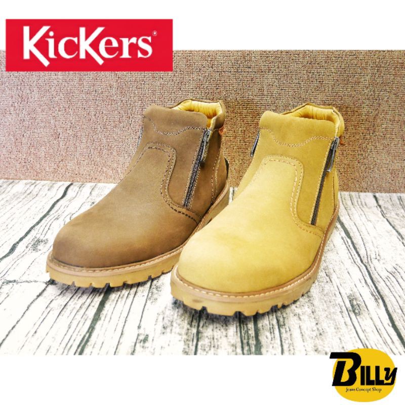 yellow leather boots mens