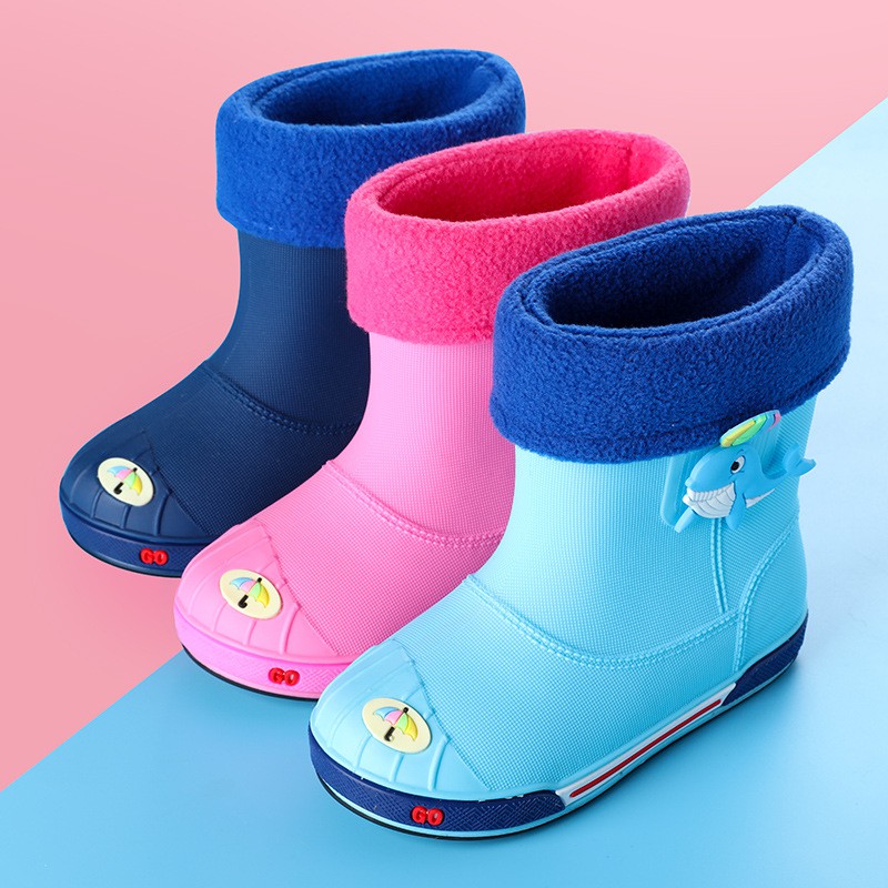 girls short rain boots