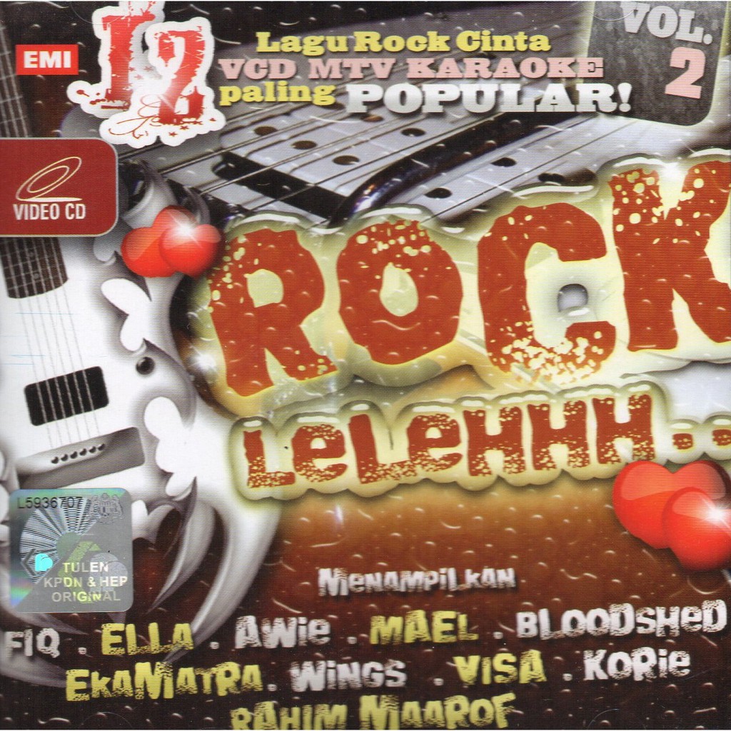 ROCK LELEHHH.. - Lagu Rock Cinta KARAOKE Popular VOL.2 VCD [ FIQ ELLA AWIE WINGS RAHIM MAAROF..]