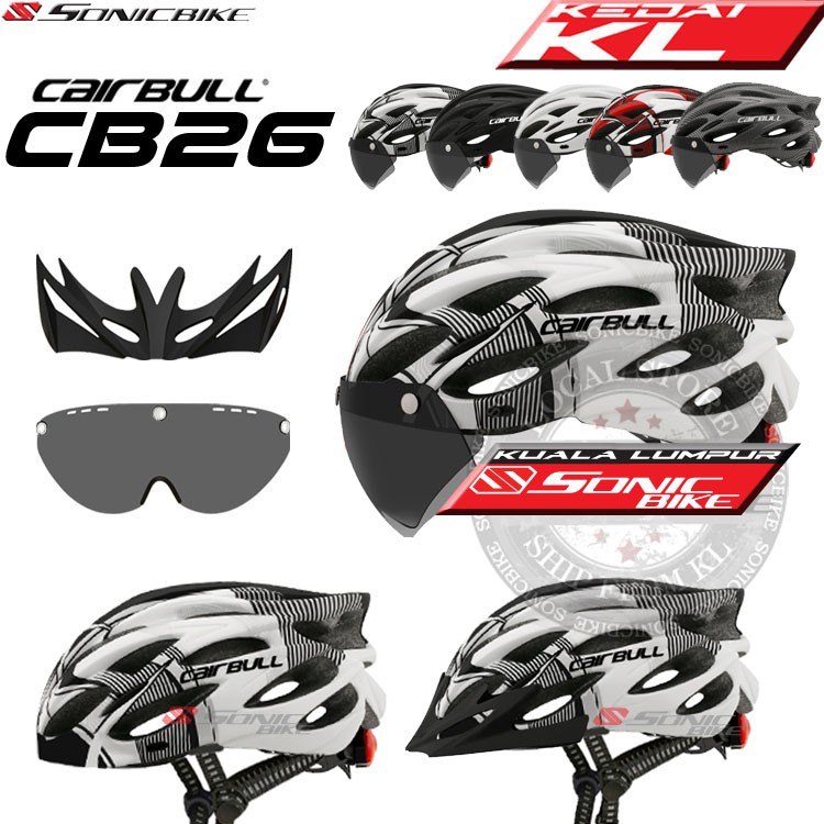 Ship From KL Cairbull Spark Cycling Helmet 3 in 1 Roadbike MTB  Aero Helmet / CB10