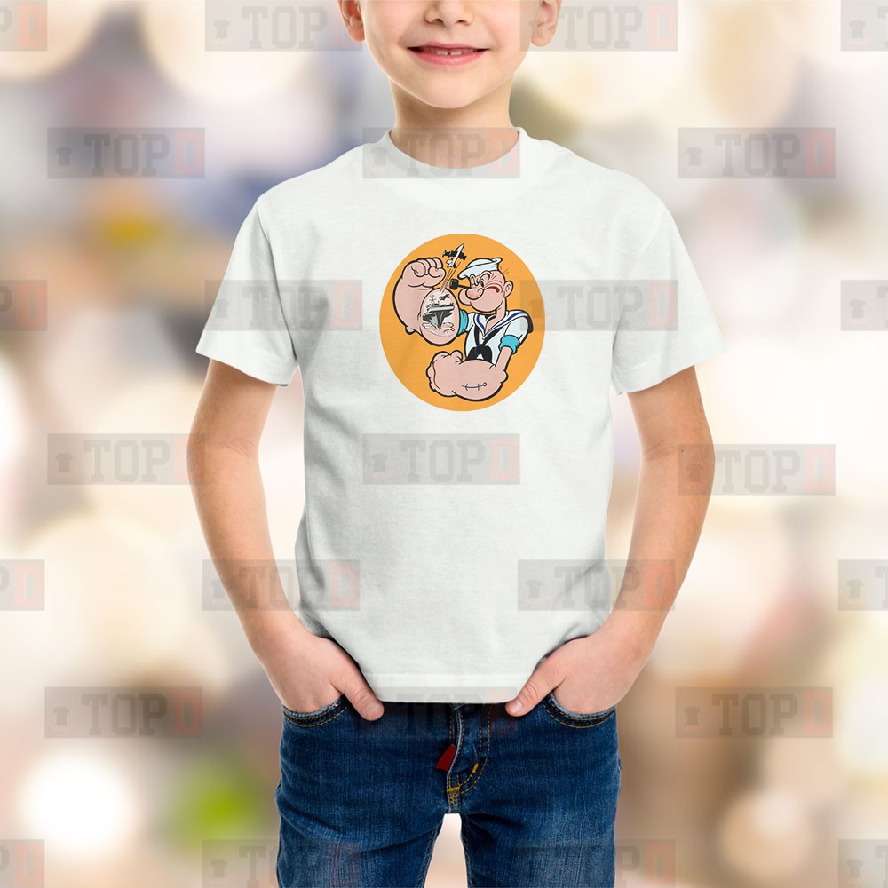 The C H U D Popeye Kids Boy Unisex Cartoon T Shirt Shopee Malaysia - disney z o m b i e s bamm t shirt roblox