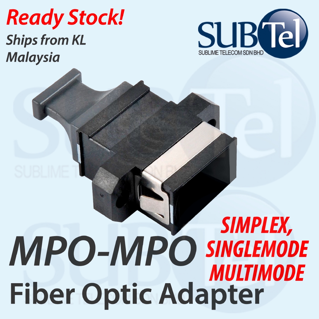 SenTec MPO-MPO Flanged MPO MTP Fiber Optic Straight Adapter MPO to MPO