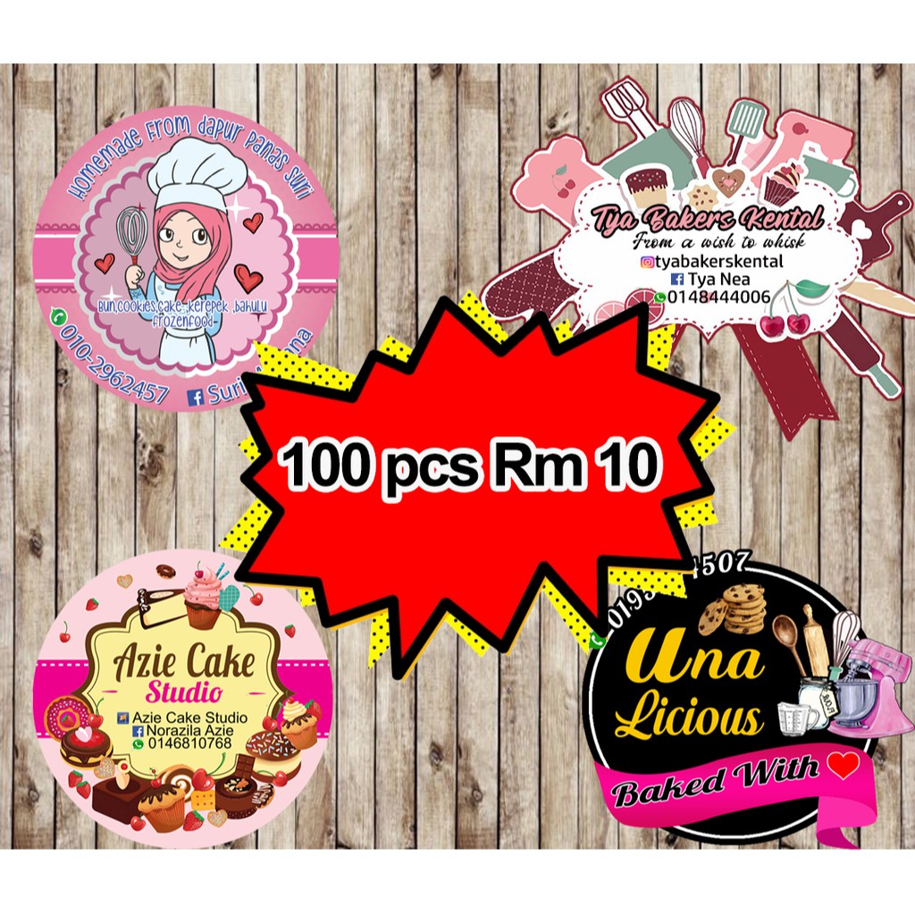 STICKER LABEL PRODUK MURAH Shopee Malaysia
