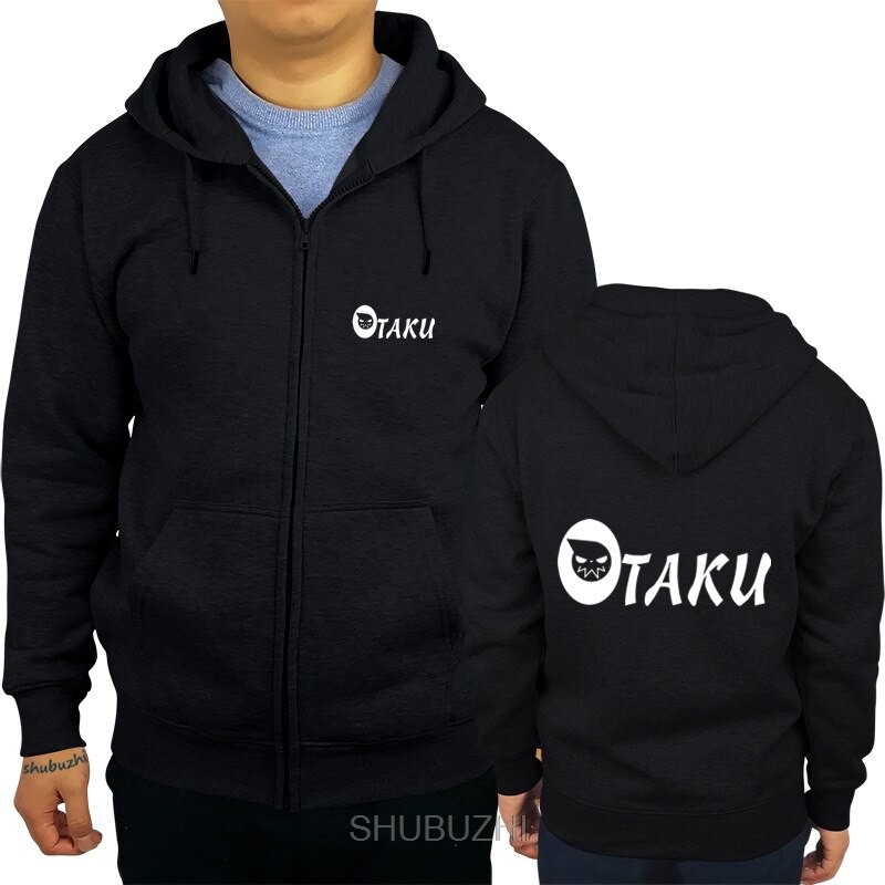 otaku hoody obsessive interests japanese word anime inspired soul eater  men zipper black hoodies sbz3316 jacket