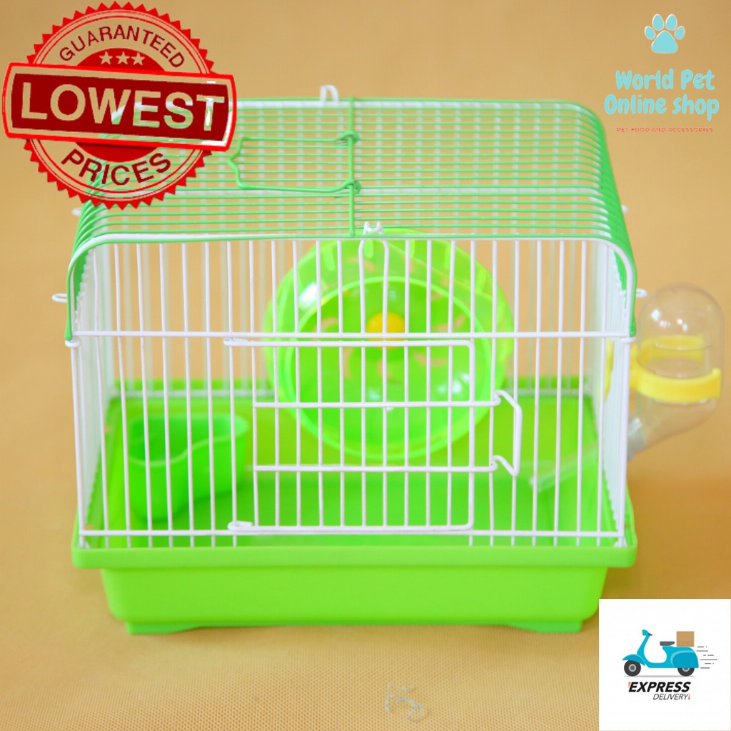 [Ready Stock] Steel Hamster Pet Cage Set with the size ...