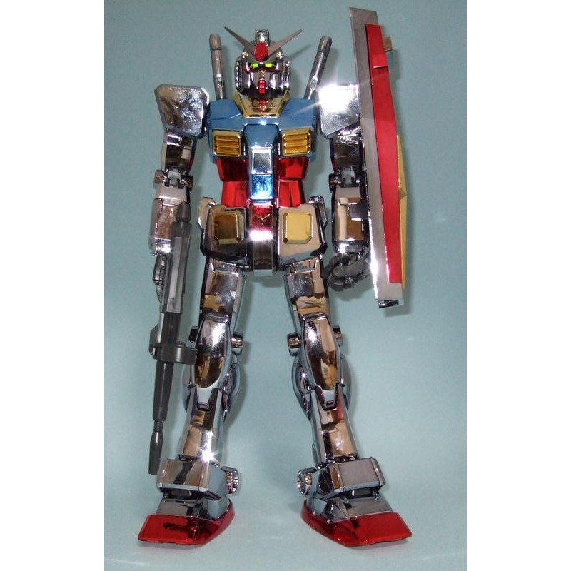 Gundamshop Limited Production Bandai Pg 1 60 Rx 78 2 Gundam Chrome Plated Ver Japan Hobby Model Kit Shopee Malaysia