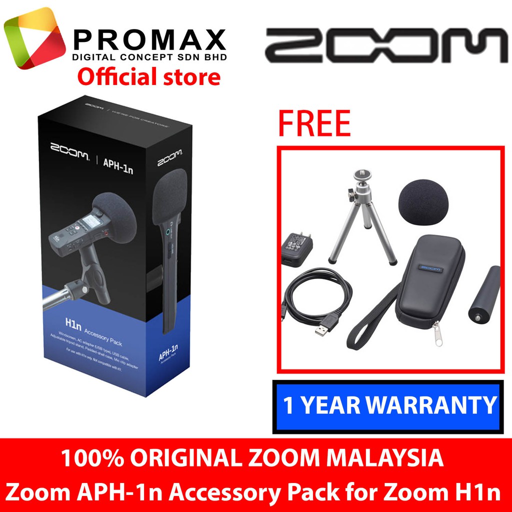Zoom APH1n Accessory Pack for Zoom H1n (100 Original Zoom Malaysia