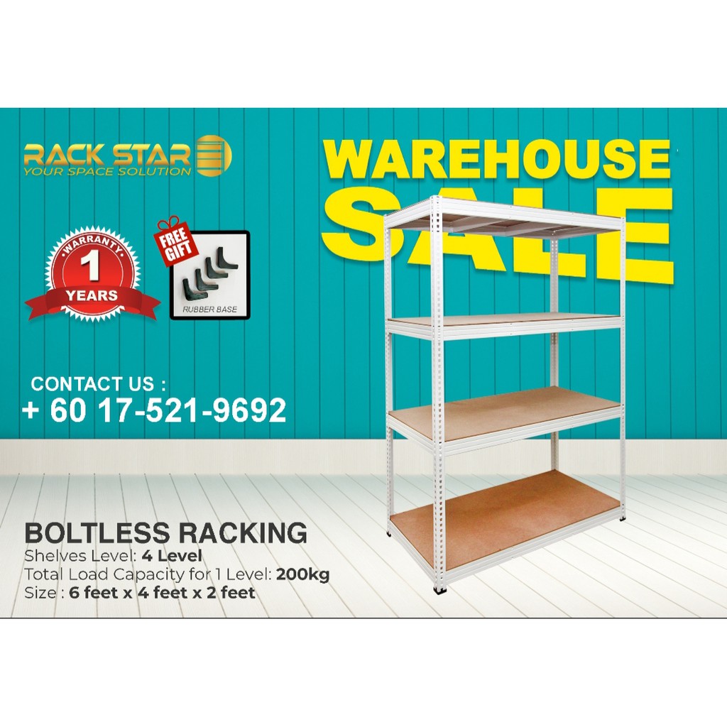  RAK BESI DIY  BOLTLEES RACK titan Shopee Malaysia