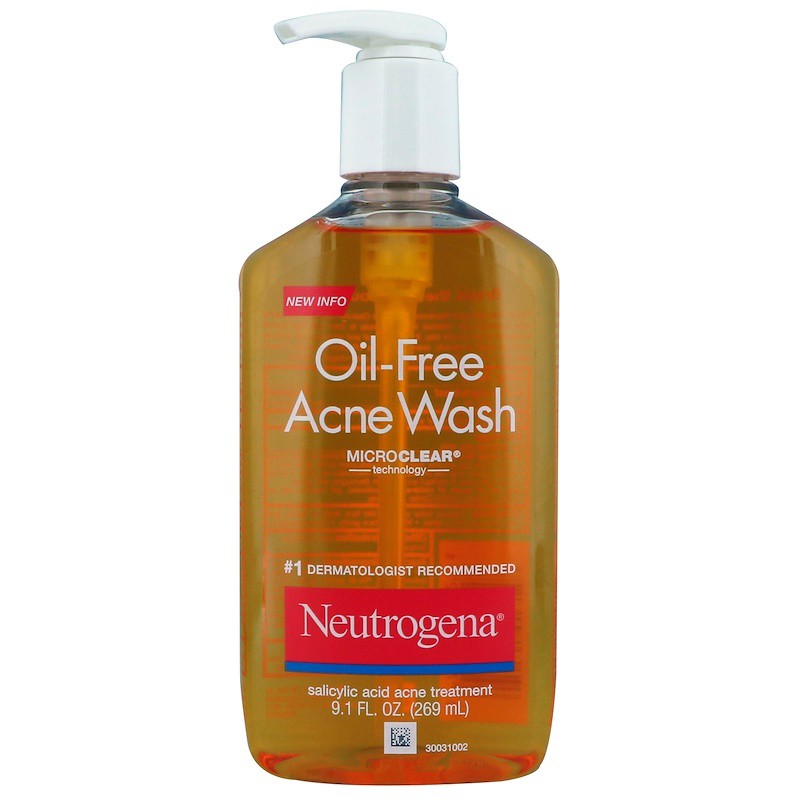 NEUTROGENA Oil-Free Acne Wash (2% Salicylic Acid) (9.1oz, 269ml ...