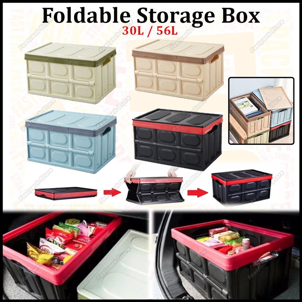 Foldable Storage Box Car Organizer Organiser Home Collapsible Box