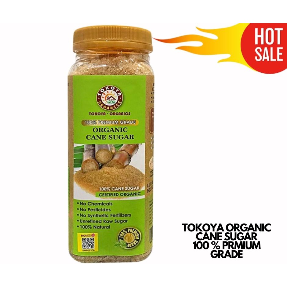 TOKOYA ORGANIC CANE SUGAR 600 GRAM 100 ORGANIC CANE SUGAR Shopee