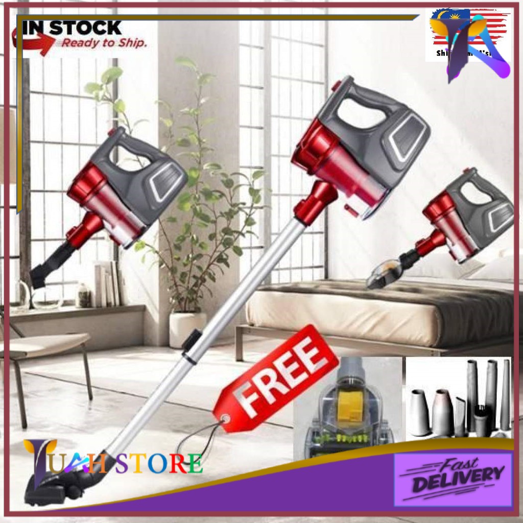 Aux 3in1 Dual Cyclone Handheld Vacuum Cleaner 700W + Mites Vacuum