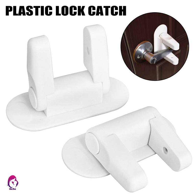 No Drill No Screw Door Lever Lock Child Proof Door Handle