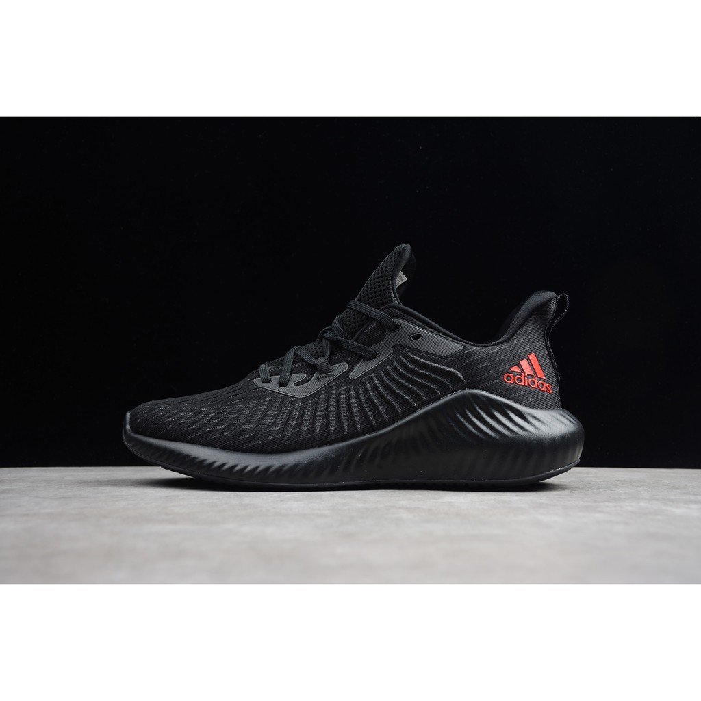 adidas alphabounce black and red