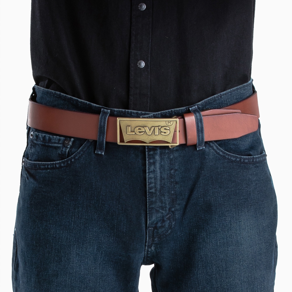 levi's plaque belt