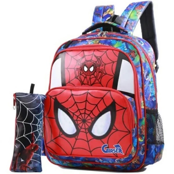 Spiderman Character School Bags / Backpacks For Boys Kindergarten School Bags For Boys