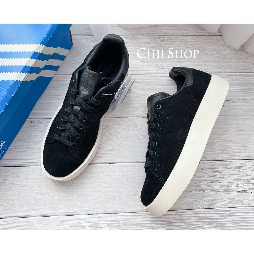 stan smith black suede