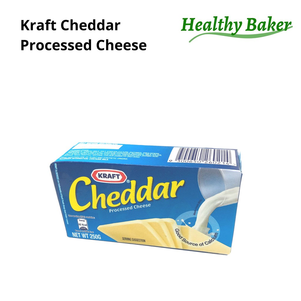 Kraft Cheddar Processed Cheese 250gm | Shopee Malaysia