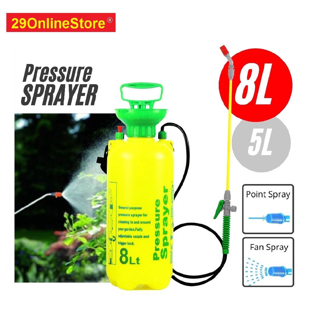 5 Litre 8 Litre Garden Pressure Sprayer Pump Sprayer and Plastic