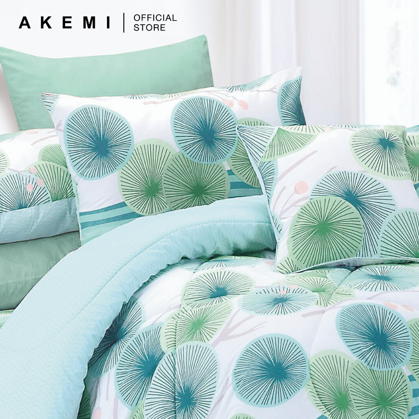 AKEMI Cotton Essentials Fitted Bedsheet Set 650TC (Embrace Charm
