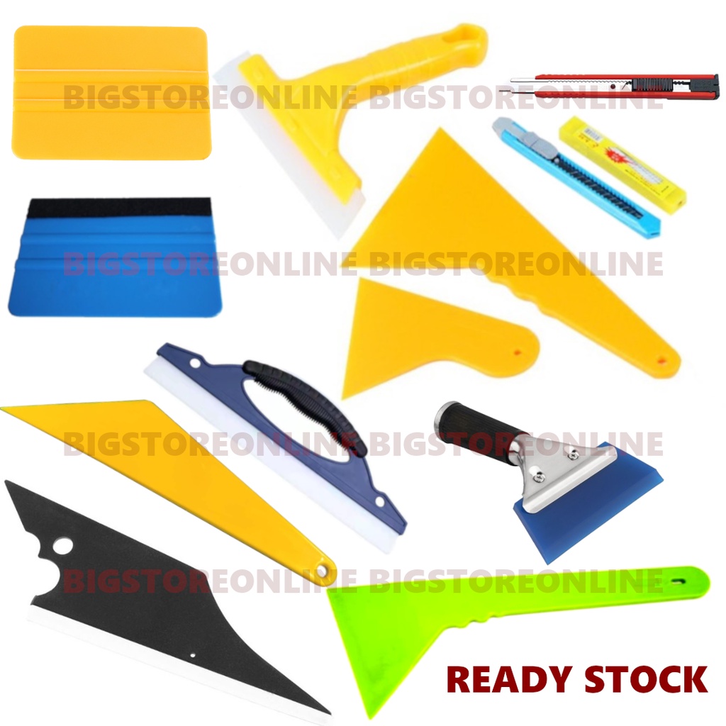 Car Tint Tinted Film Tool scraper Window Squeegee Kit Alat Cermin ...