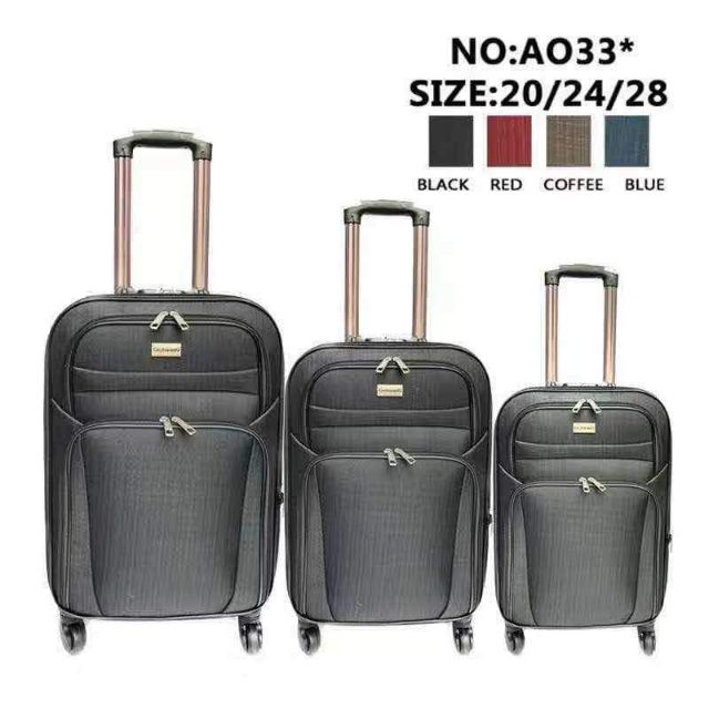 cloth luggage 20inch 24inch 28inch ready stock good quality suitcase