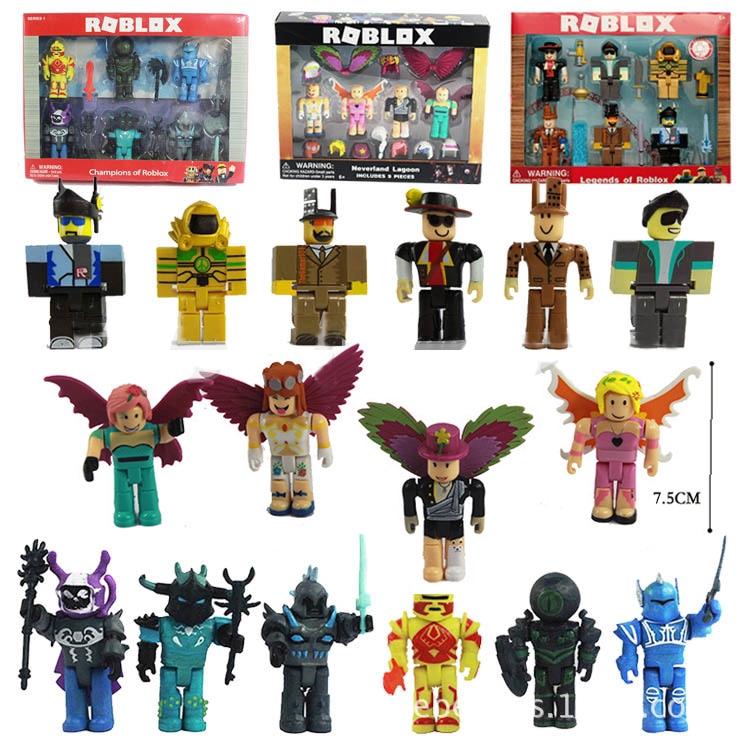 New Roblox Characters Figure 7 7 5cm Pvc Game Figma Oyuncak Action Figuras Toys Shopee Malaysia - 6pcs set pvc cartoon plastic juegetes character roblox game